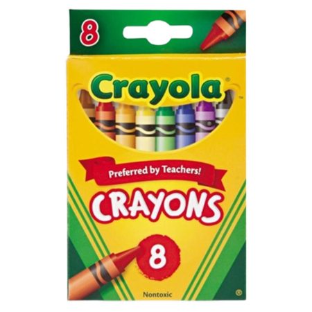 Crayola 8‑Colour Classic Crayons (53‑3008)