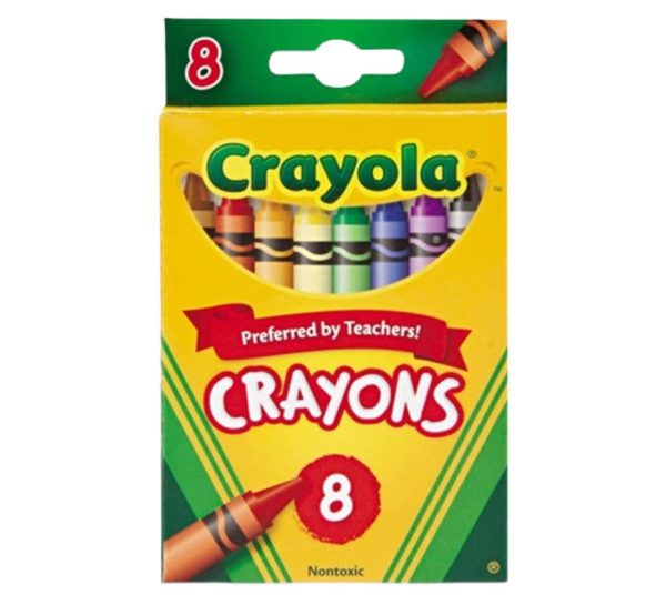 Crayola 8‑Colour Classic Crayons (53‑3008)