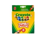 Crayola Jumbo Crayons 8‑Colour (52‑0389)