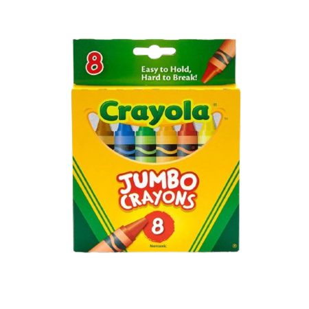 Crayola Jumbo Crayons 8‑Colour (52‑0389)