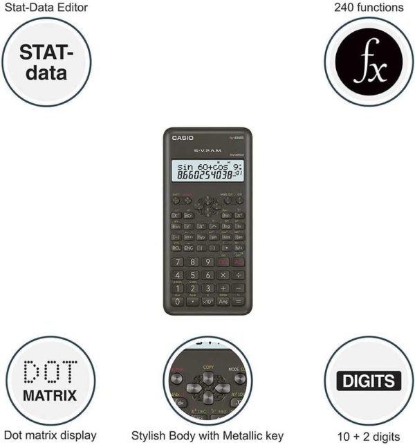 Casio FX-82MS 2nd Edition Scientific Calculator