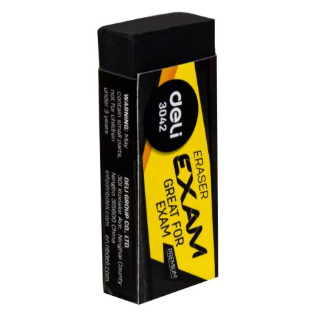 Deli Premium Large Eraser E3042 (Black) –for School & Office