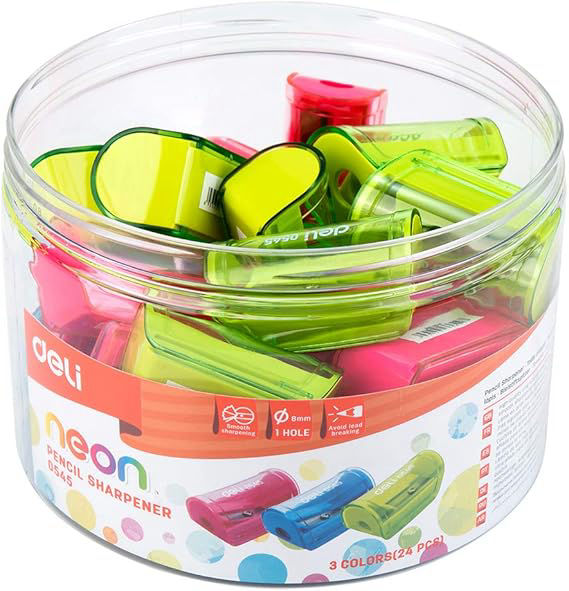 Deli E0545 Plastic Sharpener With Canister