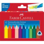 Faber‑Castell Triangular Wax Crayons 12‑Colour 120090