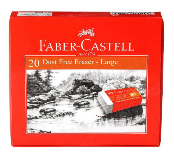 Faber‑Castell Dust Free Large Eraser White - 187050