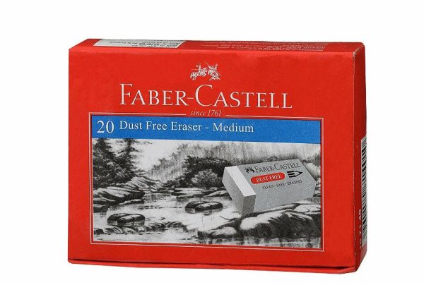 Faber‑Castell Dust Free Medium Eraser White - 187140
