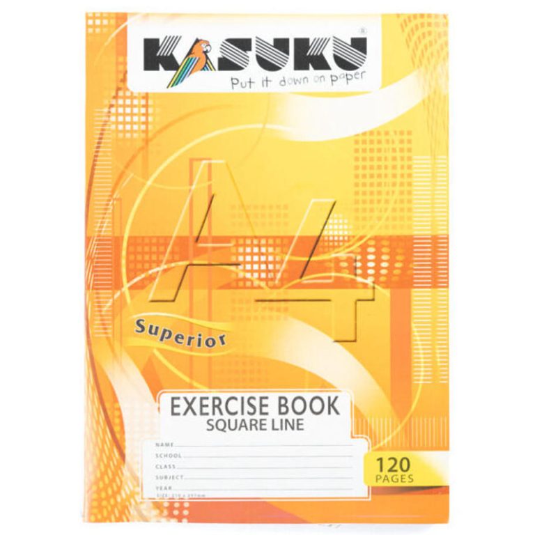 Kartasi A4 120pg Exercise Book – Sq. Ruled (Premium Quality)