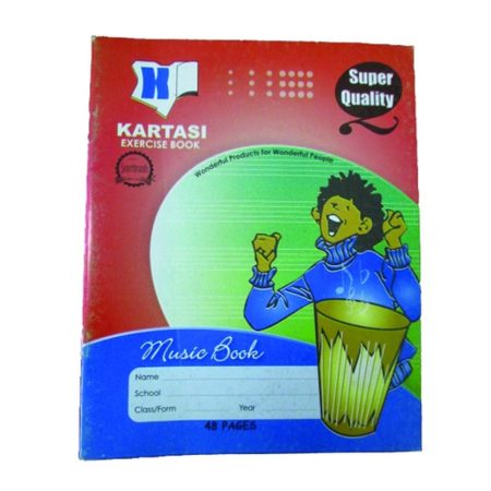 Kartasi A5 48pg Music Exercise Book