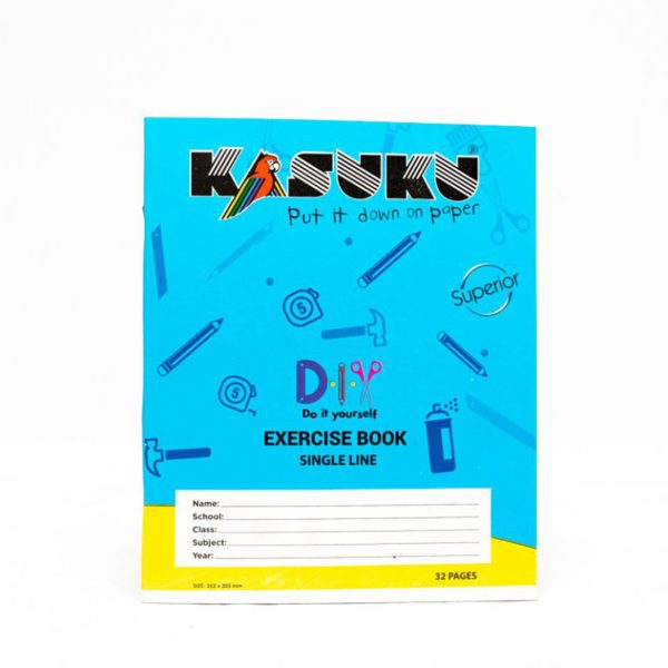 Kasuku A5 32pg Single Ruled Exercise Book (Superior)