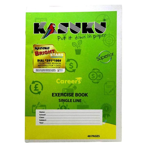 Kasuku A5 48pg Exercise Book – Square Ruled (Superior)
