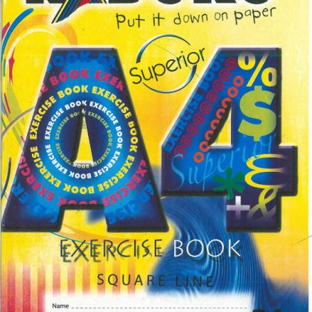 Kasuku Superior A4 64pg Exercise Book – Square Ruled