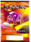 Kasuku Superior A4 120pg Exercise Book – Single Line