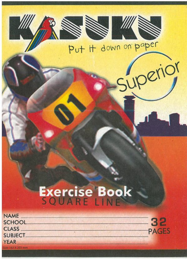 Kasuku A5 32pg Square Ruled Exercise Book (Superior)