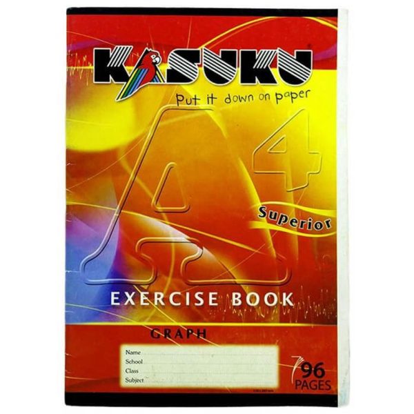 Kasuku Superior A4 96pg - Graph Book