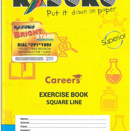 Kasuku A4 200pg Exercise Book – Square Ruled