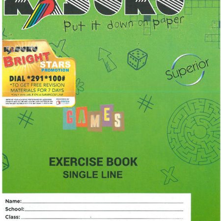 Kasuku A5 200pg Exercise Book – Single Line