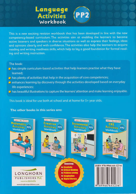 Longhorn Smart Starters Language Activities PP2 Workbook