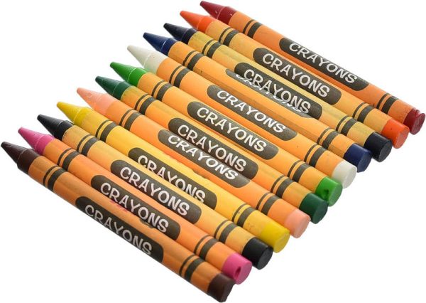 M&G AGMX4225 12 Colours Non-Toxic Wax Crayons