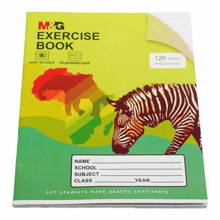 M&G A5 120pg Exercise Book – Single Line