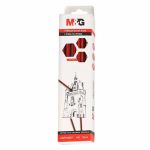 M&G HB Pencils with No Eraser – 12pcs Pack (AWP30897)