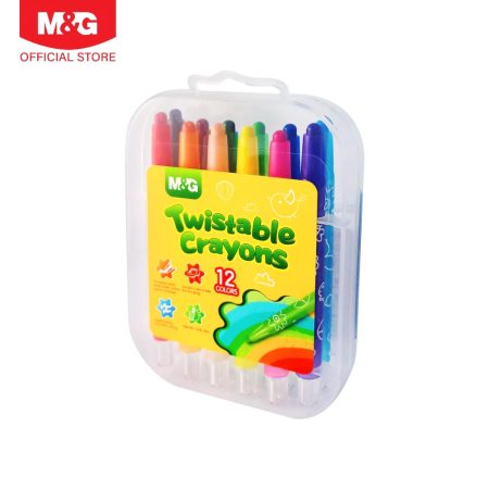 M&G Twistable Crayons 12 Colours Box – 4332