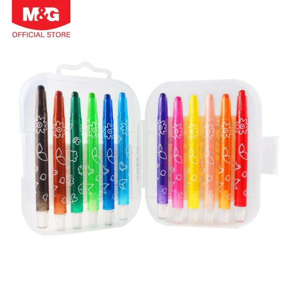 M&G Twistable Crayons 12 Colours Box – 4332
