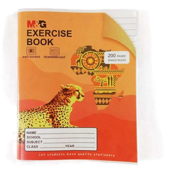 M&G A4 200pg Exercise Book - Single Line