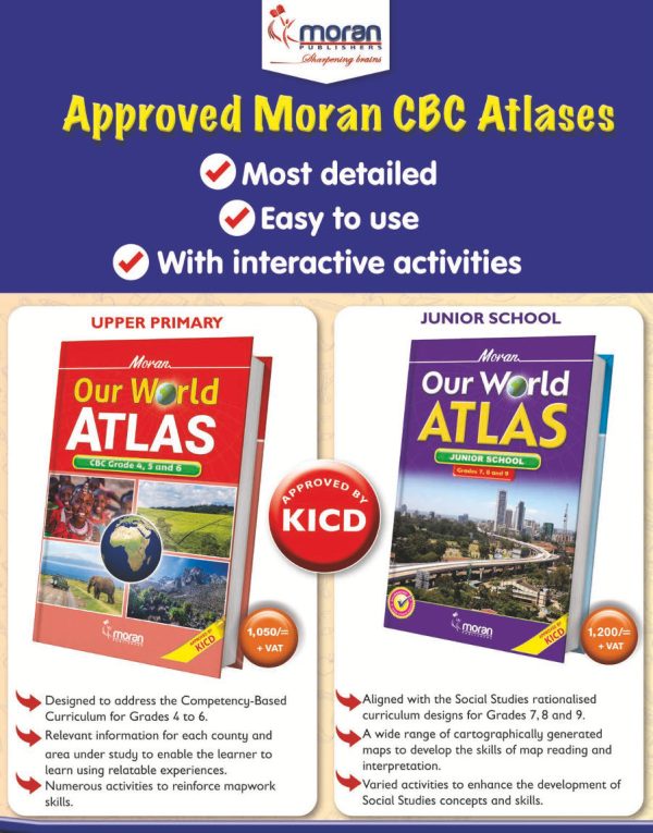 Moran Our World Atlas CBC Grade 4, 5 & 6