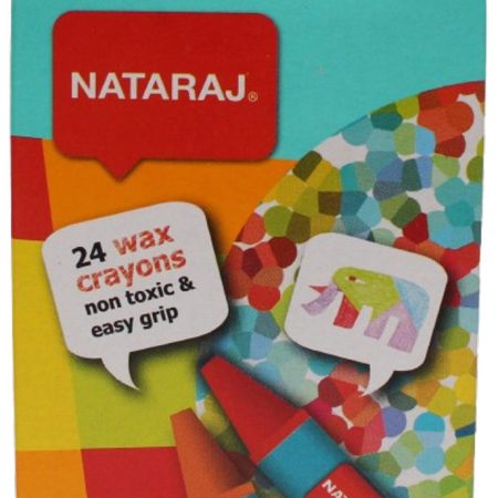 Nataraj Wax Crayons 24 Colours