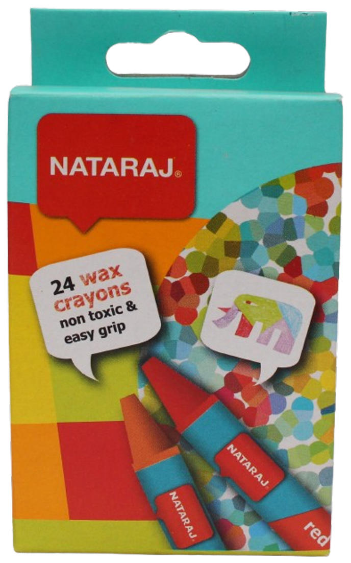 Nataraj Wax Crayons 24 Colours