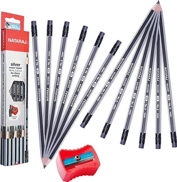 Nataraj Silver HB Graphite Pencil (1pc)