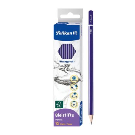 Pelikan HB Premium Drawing & Writing Pencils (12pcs Pack)