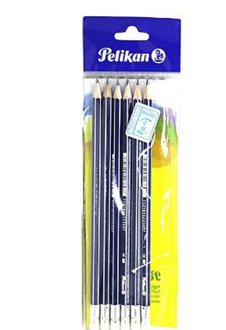 Pelikan HB Pencils with Eraser (6pcs Pack)