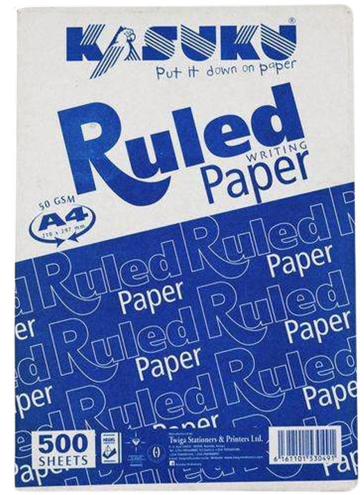 Kasuku Ruled A4 Ream Papers