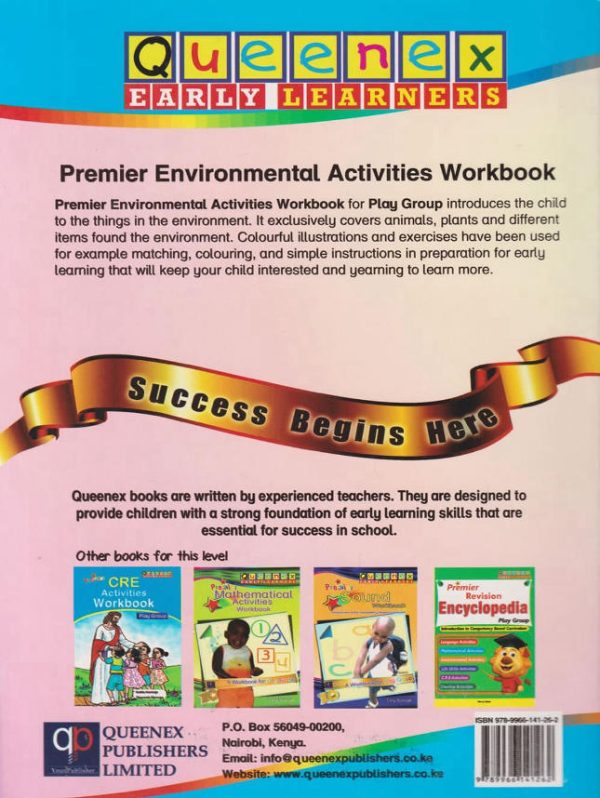Queenex Premier Environmental Activities Workbook Play Group