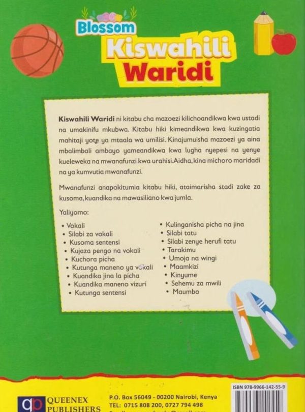 Queenex Blossom Kiswahili Waridi PP1 (Rationalised)