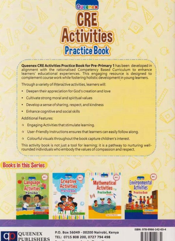 Queenex CRE Activities Practice Book PP1 (Rationalised)