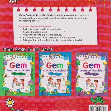 Queenex_Gem_Creative_Activities_Red_Book_Riki_Bookshop
