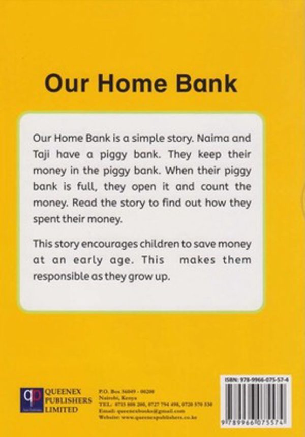 Our Home Bank - ECDE Readers | Queenex