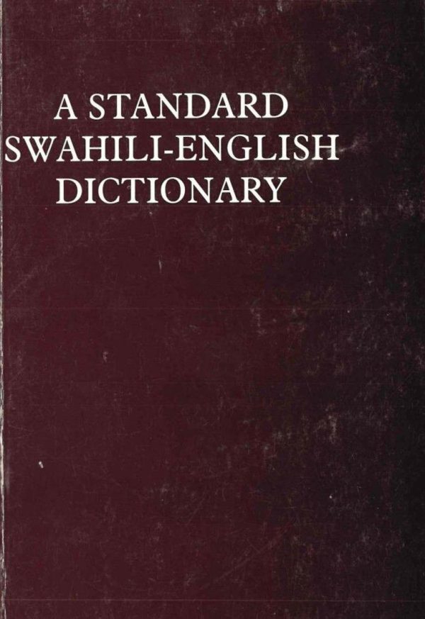 A Standard Swahili-English Dictionary (Oxford)