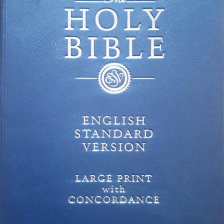 The Holy Bible English Standard Version: Large Print Blue (BSoK)