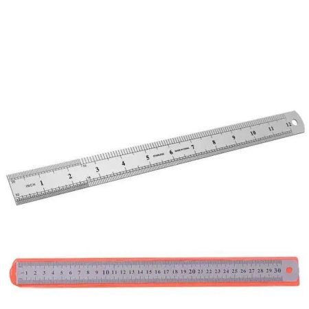 Steel Ruler 30cm – Durable & Precise Measuring Tool