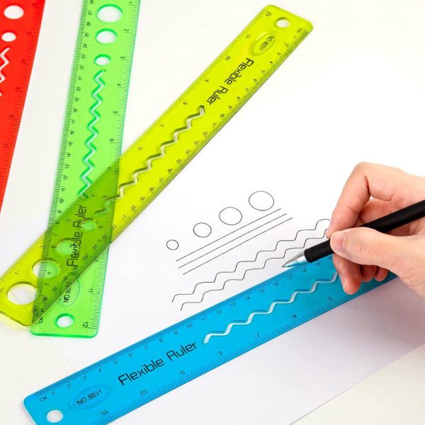 Flexible Ruler 30cm Clear