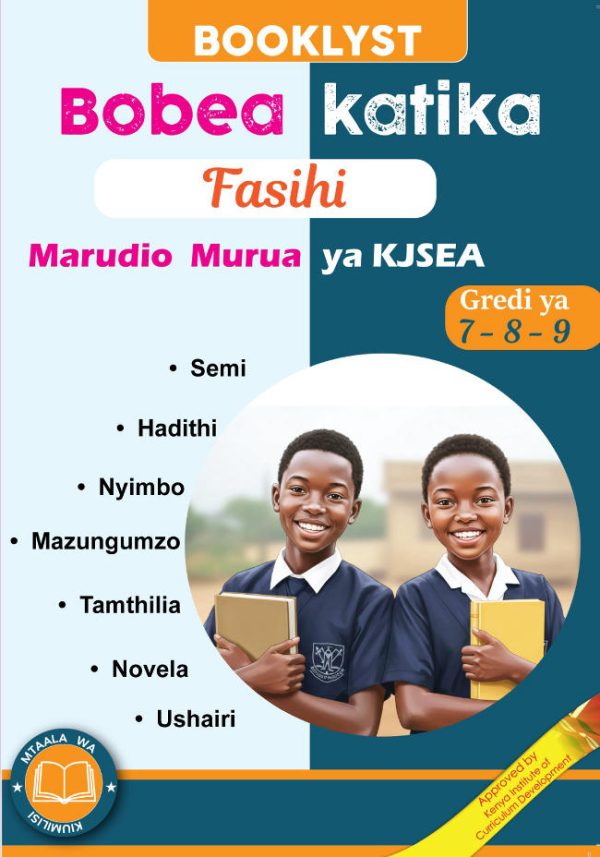 Booklyst Bobea Fasihi KJSEA Revision Grade 7, 8 & 9