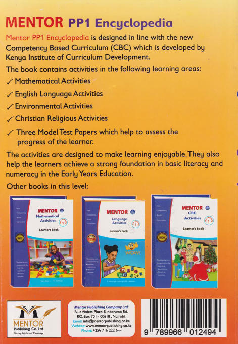 Mentor Encyclopedia Pre-Primary 1 (Rationalised)