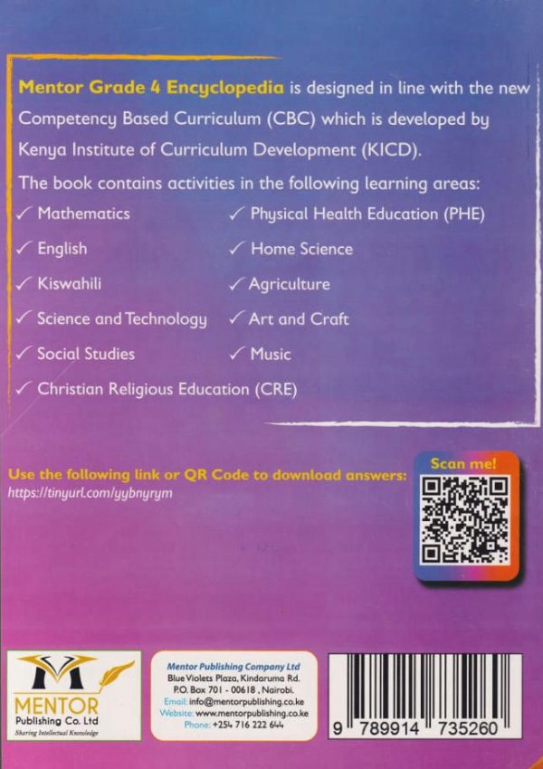 Mentor Encyclopedia Grade 4