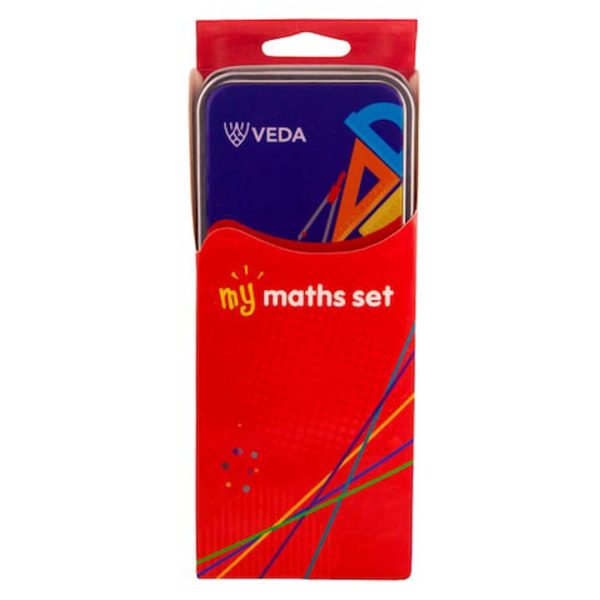 Veda Metallic Math Geometry Set for Students & School