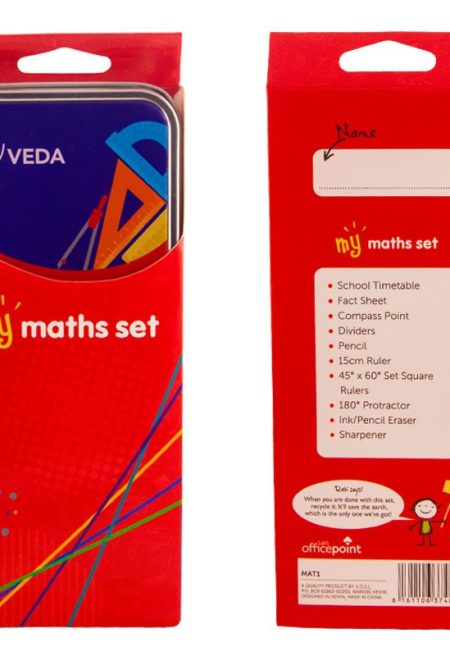 Veda Metallic Math Geometry Set for Students & School