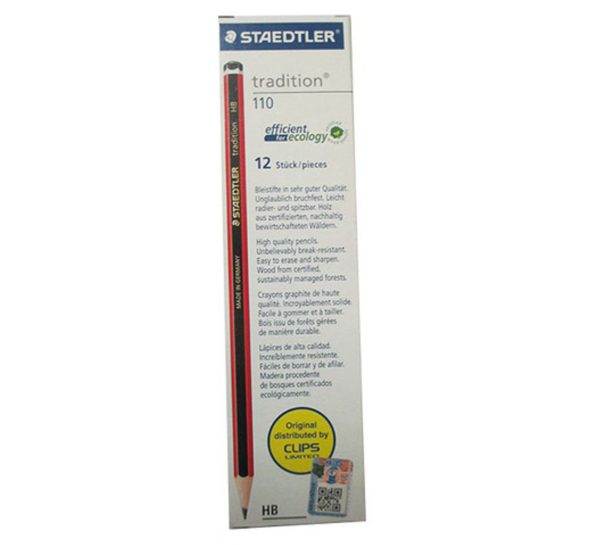 Staedtler 110 HB Pencils – 12pcs Traditional Set