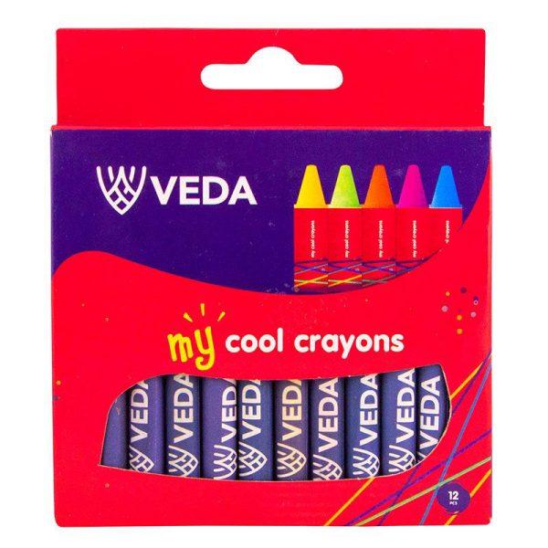 Veda My Cool Crayons 12 Colours